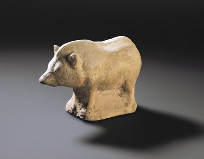 Roman votive figurine of a boar, from Burnswark, Annandale, Dumfriesshire by Roman Roman